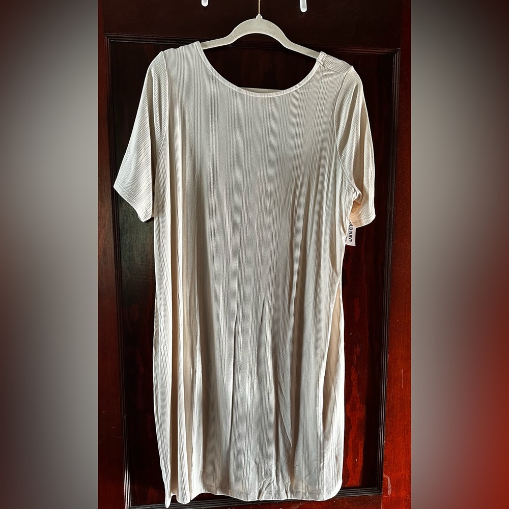 Old Navy ribbed T shirt dress NWT